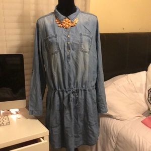 Denim dress
